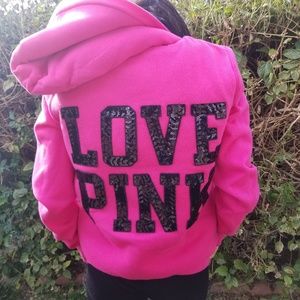 🔥LIMITED EDITION🔥PINK! VS FUR LINED HOODIE